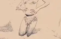 صديقة في فستان أحمر ركوب بي بي سي بلدي سمسم أنا نائب الرئيس على سراويل داخلية لها.