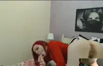 في سن المراهقة استمناء مع الديك ضخمة و cums بجد.